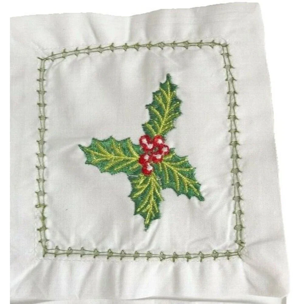 dennis east christmas embroidered